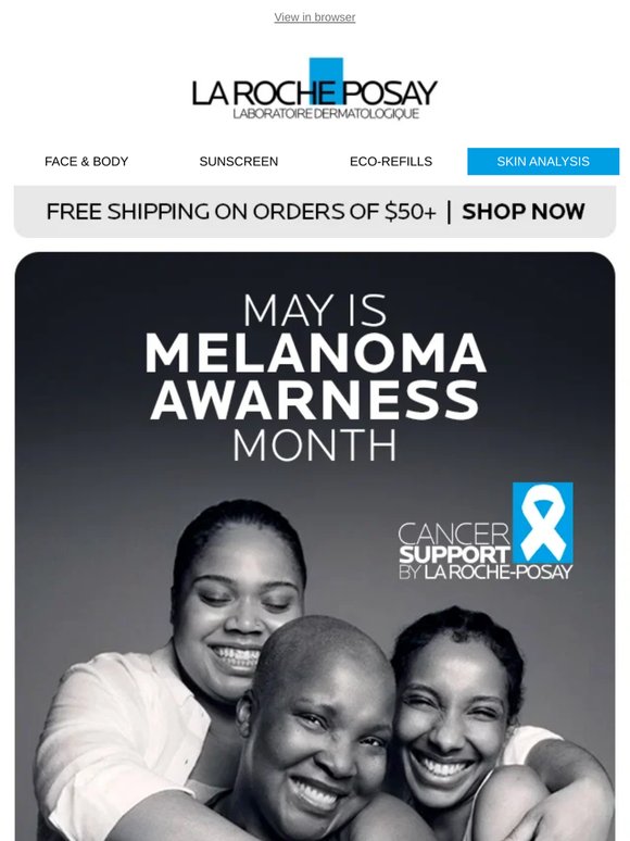 It's Melanoma Awareness Month! Learn more 🧴