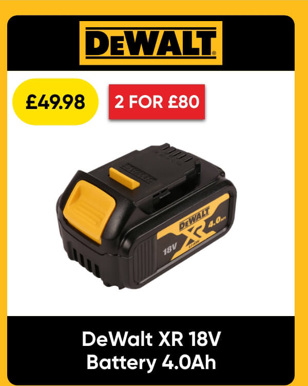 DeWalt XR 18V Battery 4.0Ah
