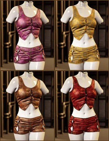 Fantasy Textures Addon for Buttoned Up 02 Outfit