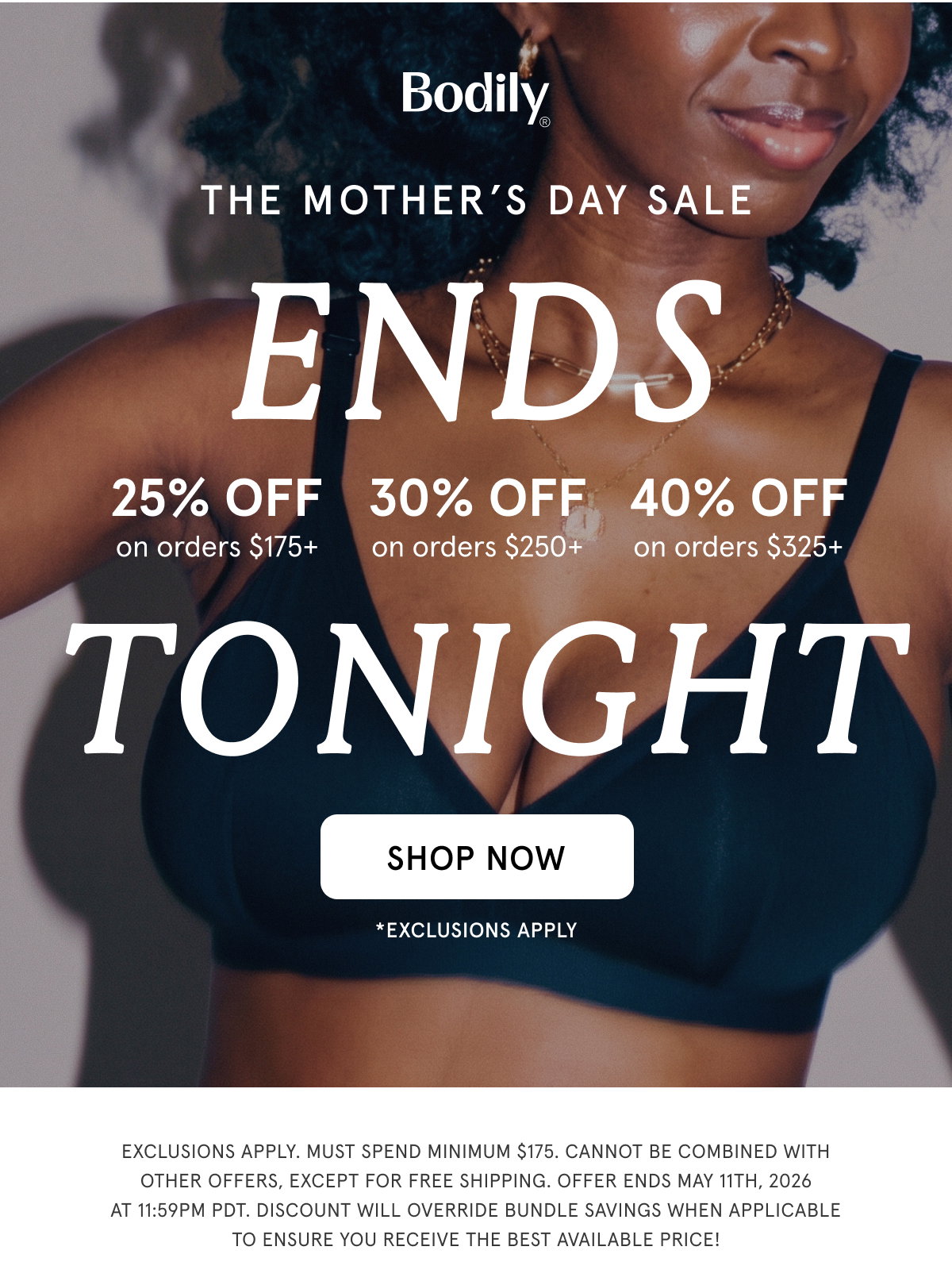 ENDS TONIGHT | The Mother's Day Sale: up to 40% off sitewide!
