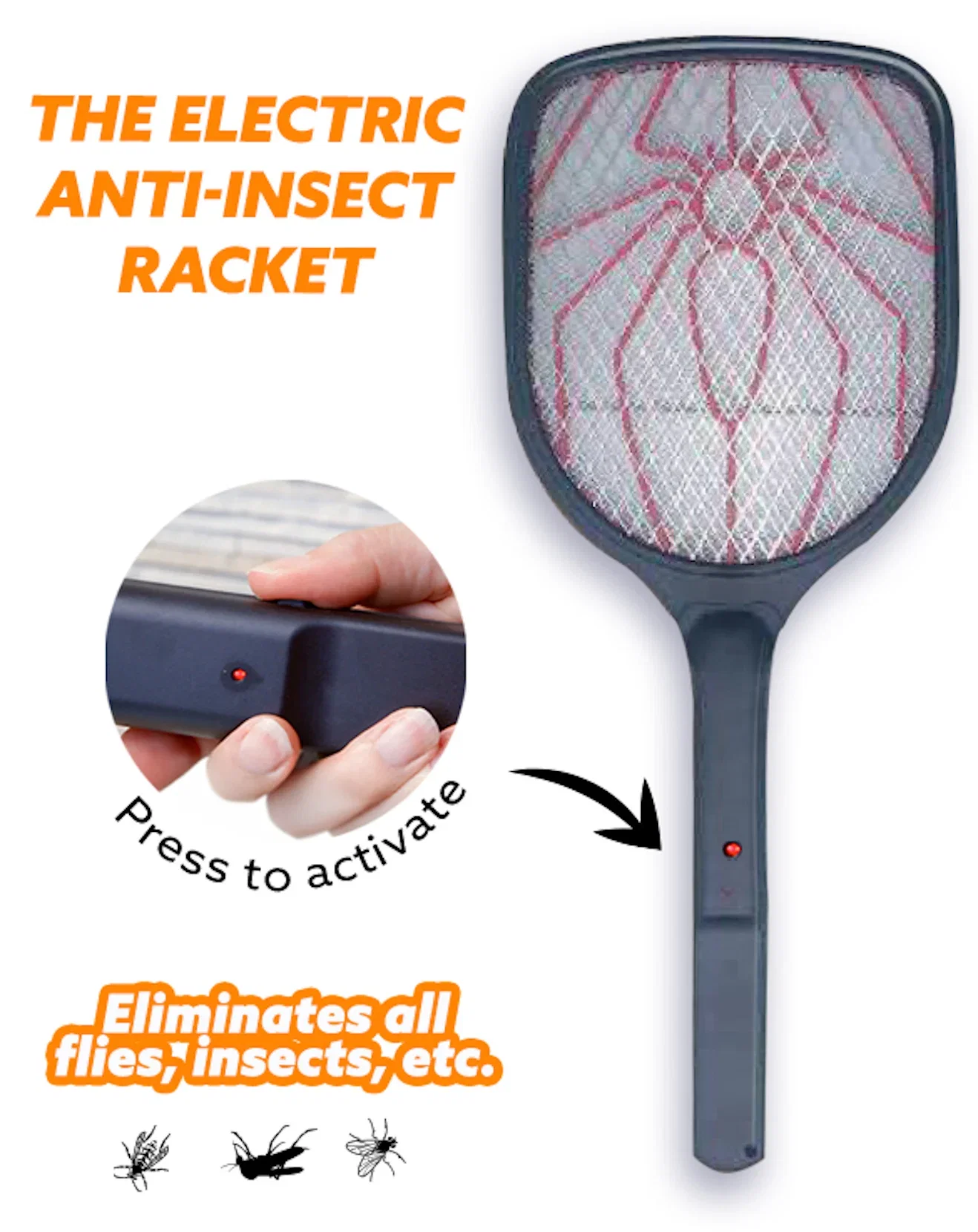 Eliminates all flies, insects, etc.