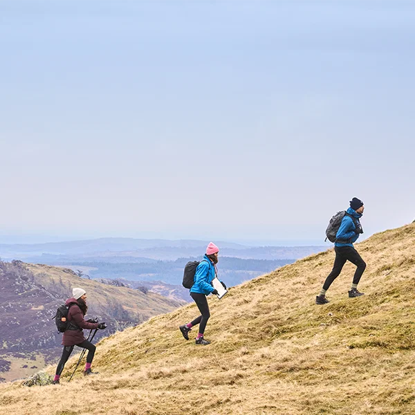 People hiking in the Lake District