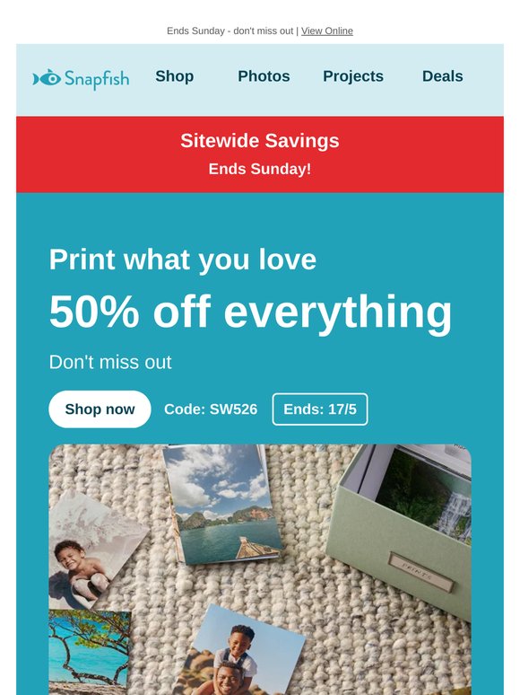 It’s May 🎉 Take 50% off sitewide