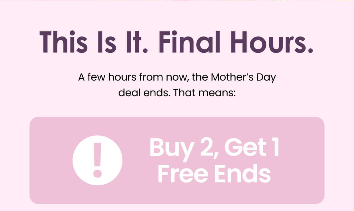 This Is It. Final Hours.