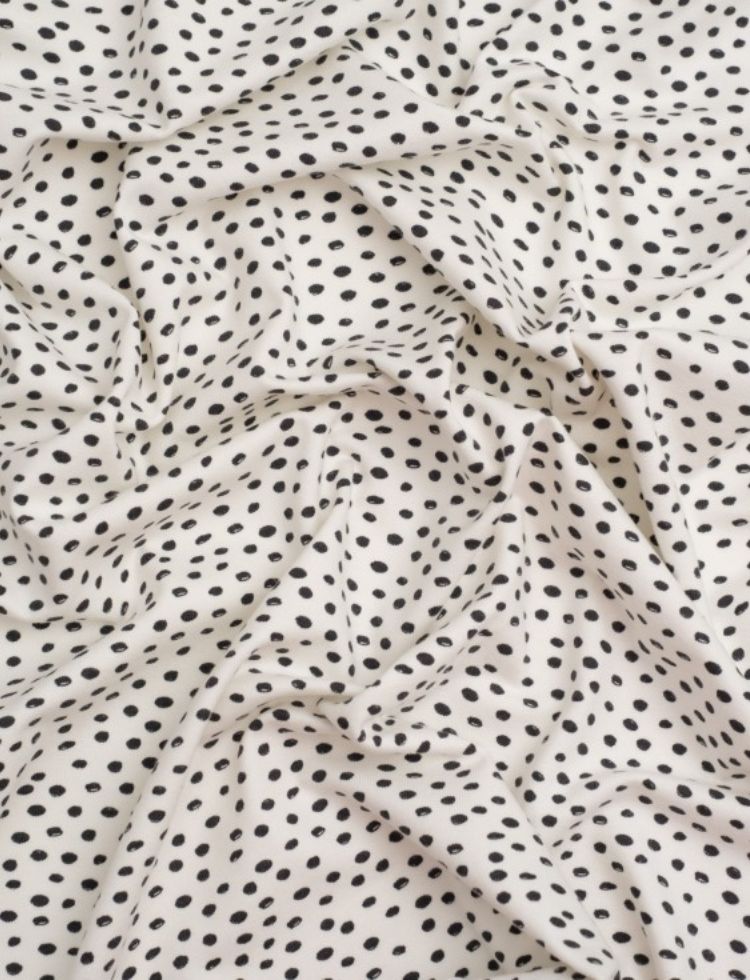 Cotton Jersey Stretch Knit Fabric Anthracite