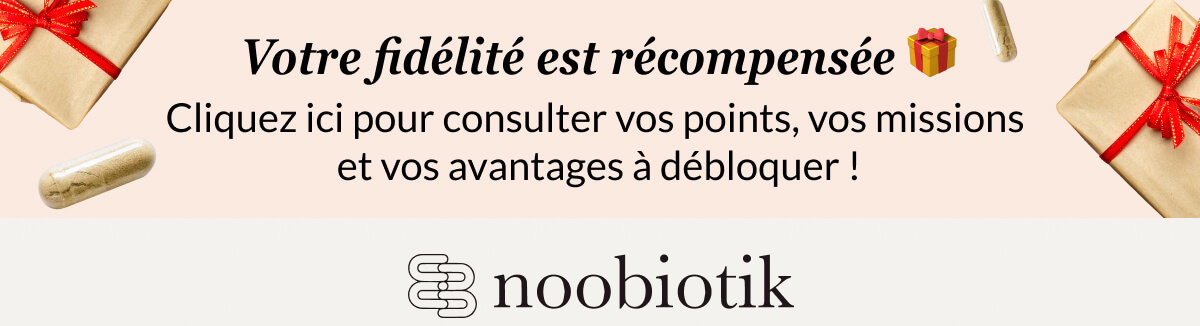 Votre fidélité est récompensée 🎁 Cliquez ici pour consulter vos points, vos missions  et vos avantages à débloquer !