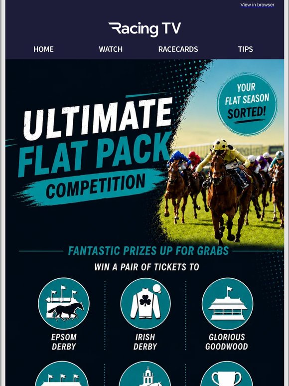 Win the Ultimate Flat Pack bundle, —! 🏇