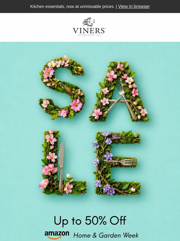 Up to 50% off Kitchen Essentials in Amazon Home & Garden Sale! 🛍️