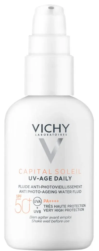 Vichy Capital Soleil Uv Age Daily Fluido Viso Anti Fotoinvecchiamento Spf50+ 40ml