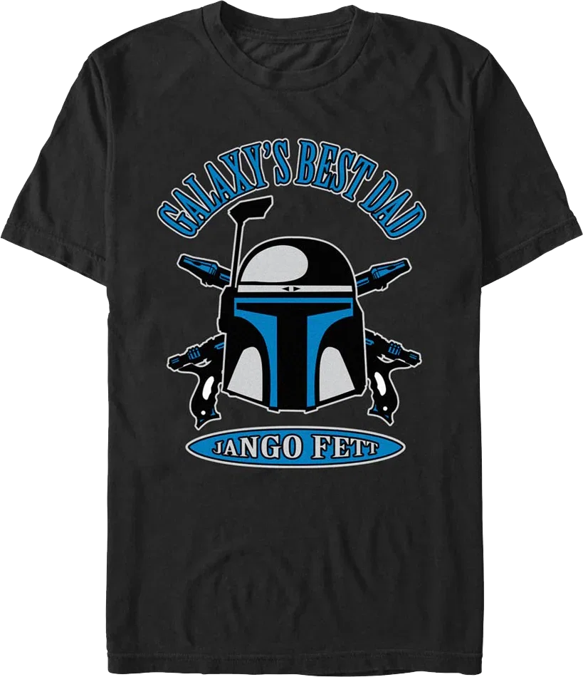 Galaxy's Best Dad Jango Fett Star Wars T-Shirt