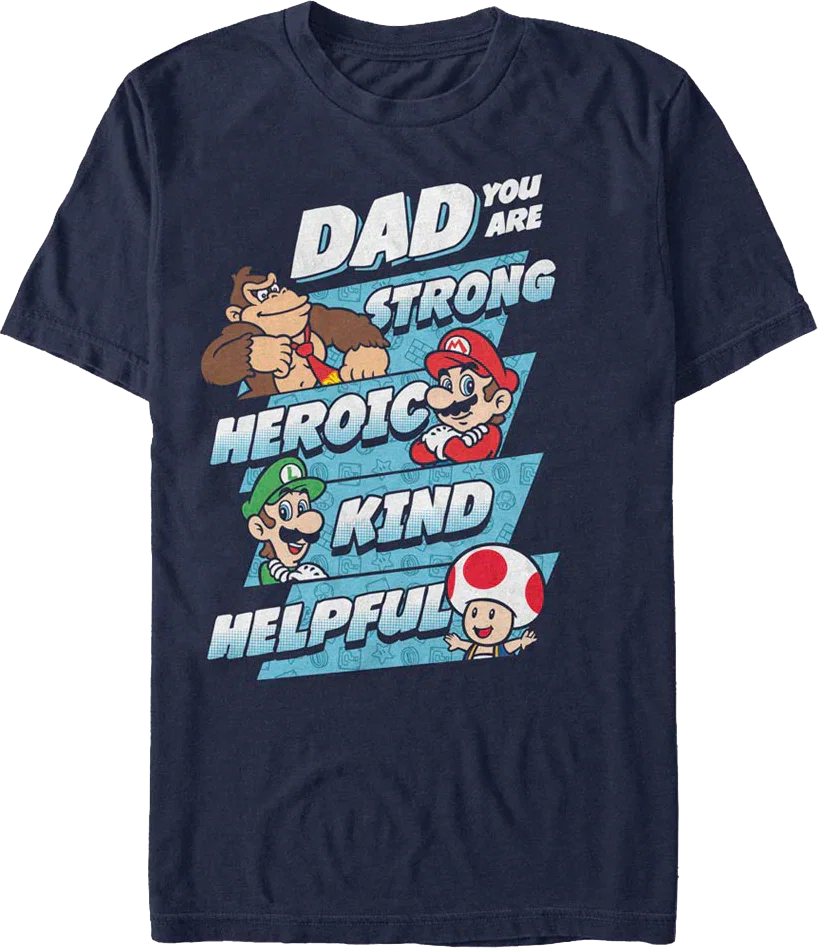 Father's Day Nintendo All-Stars T-Shirt