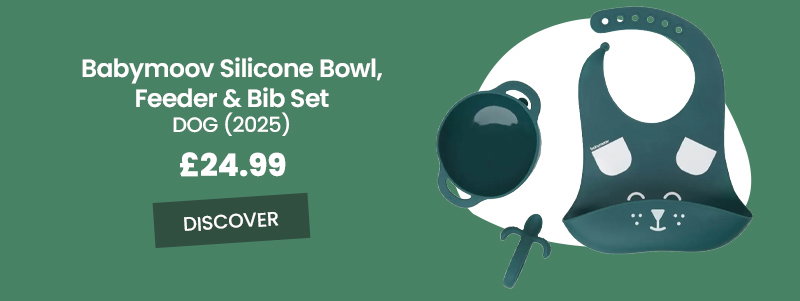 Babymoov Silicone Bowl Feeder Bib Set DOG 2025