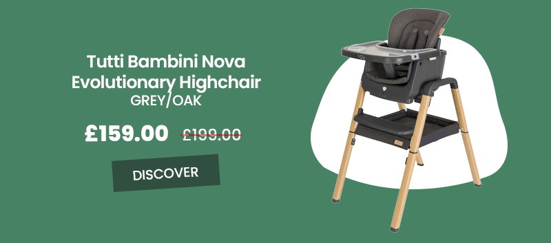 Tutti Bambini Nova Evolutionary Highchair Grey Oak