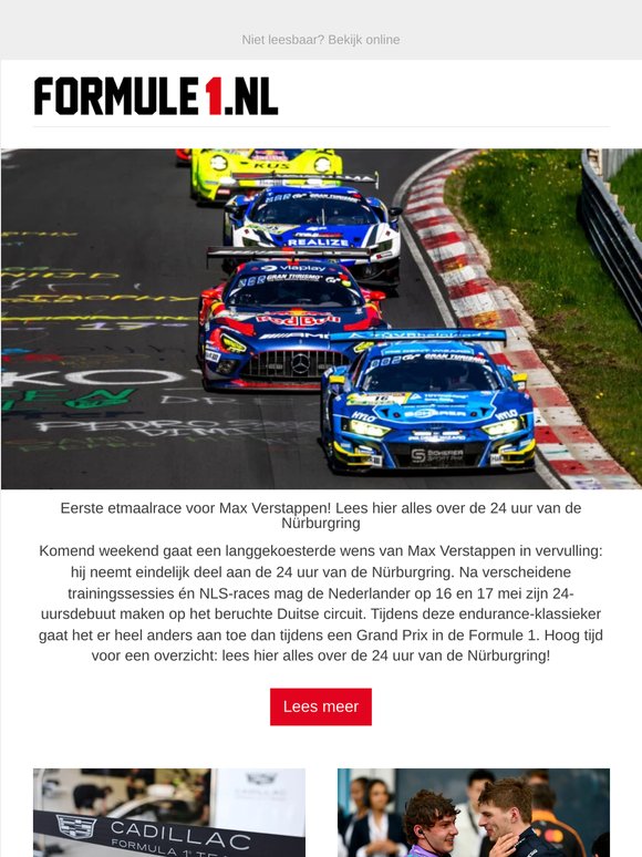 De Pitlane: Alles over het debuut van Max Verstappen op 24 uur Nürburgring