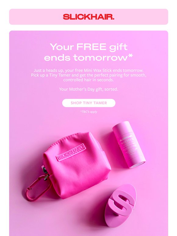 Your FREE gift ends tomorrow.
