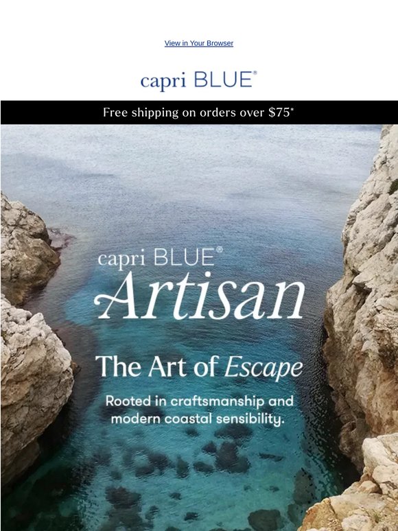 Introducing Capri Blue Artisan