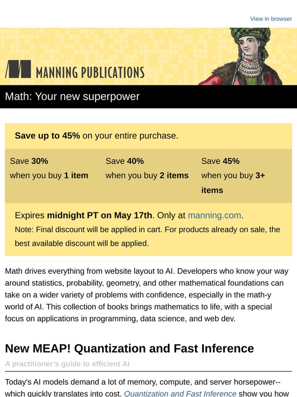 Math: Your new superpower! Save up to 45%