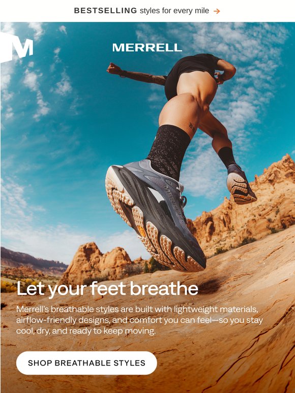 Lightweight, breathable shoes