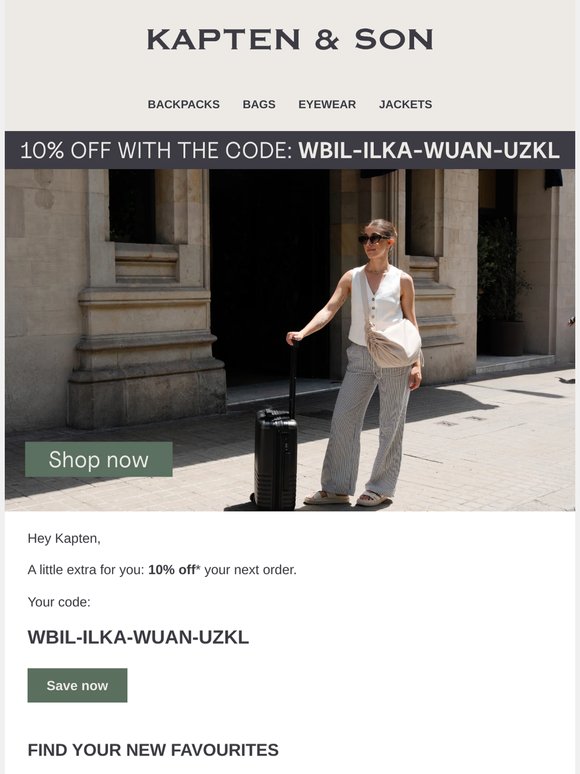 Surprise 🎁 10% off for you