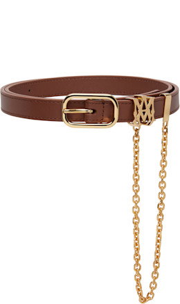 Brown MA 2CM Chain Belt