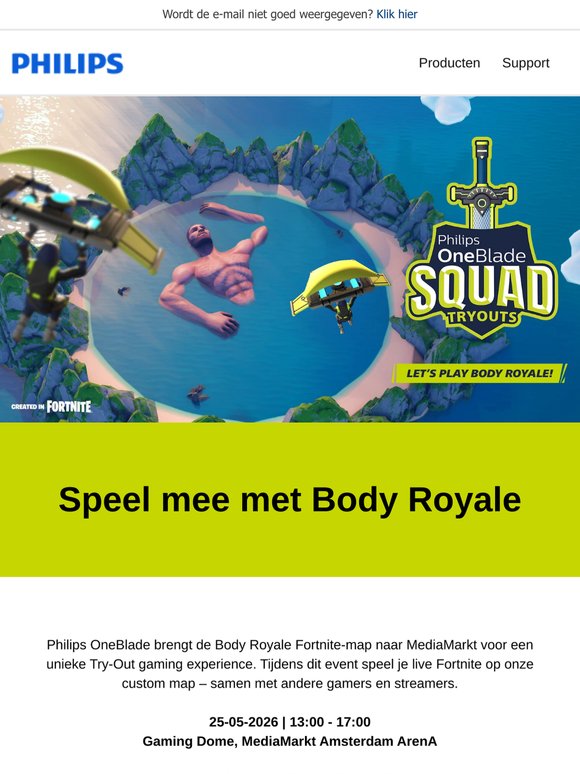 OneBlade x Fortnite Event