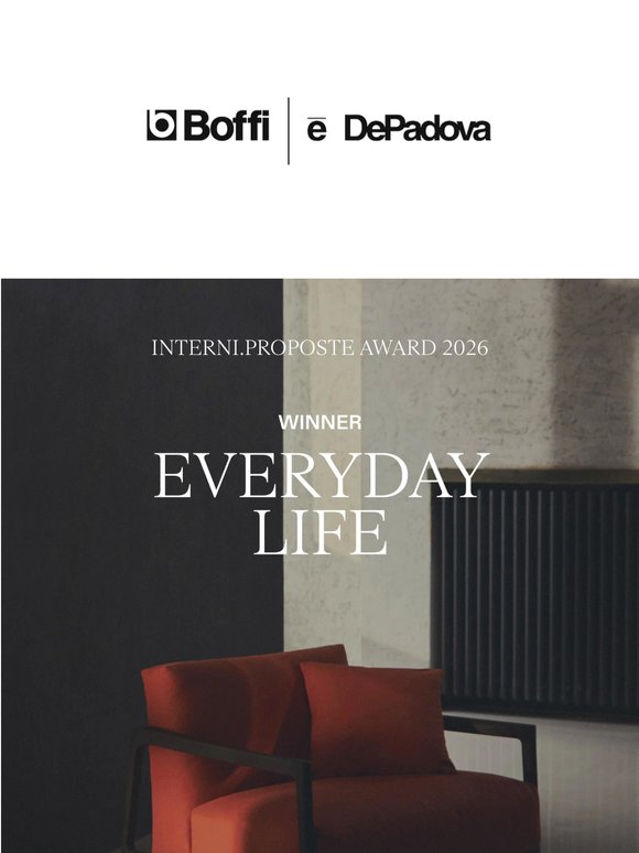INTERNI.PROPOSTE AWARD 2026: the Everyday Life collection, designed by Paul Smith for De Padova, wins the award