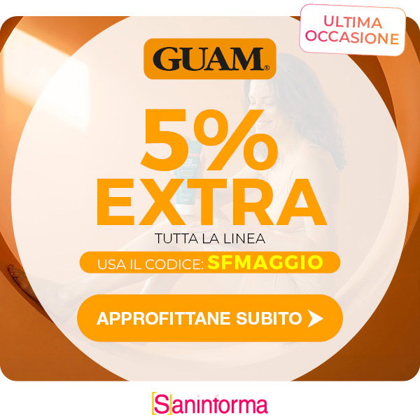 Codice SFMAGGIO: -5% Extra su tutta la linea Guam