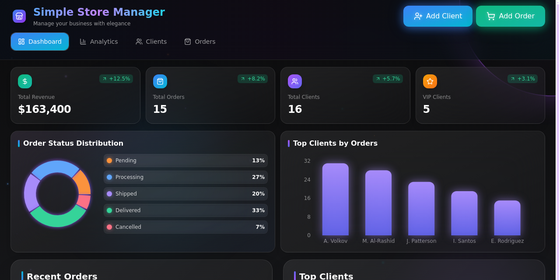 Simple Store Manager