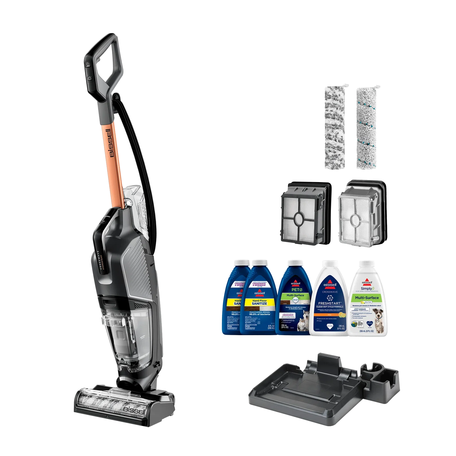 Image of CrossWave® HydroSteam® Plus Wet Dry Vac Exclusive Bundle