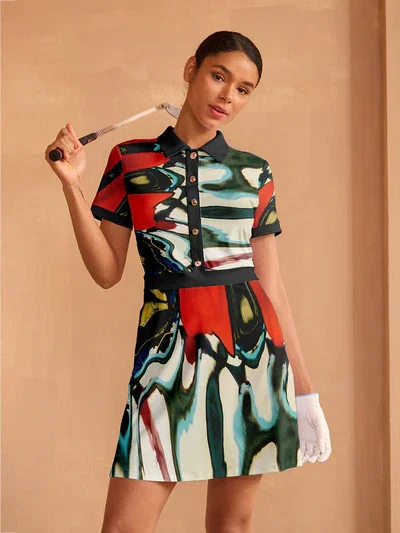 Inked Skins Short Sleeve A-Line 36.5 Inch Dress