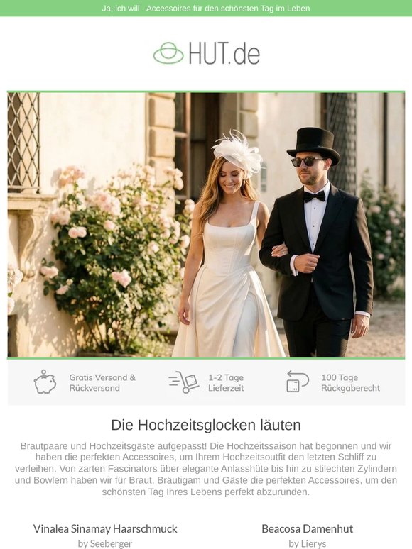 Ja, ich will ❤️ Accessoires für den schönsten Tag im Leben