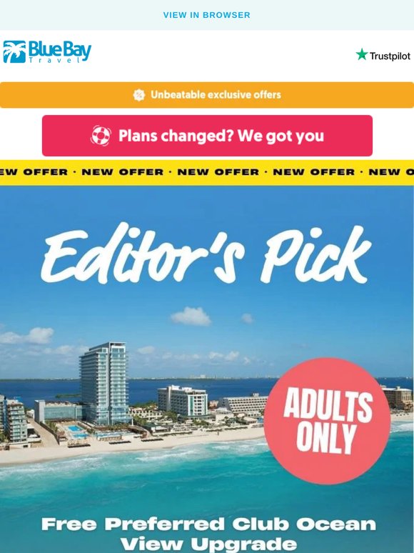 Editor's Pick | 5* Adults-Only Mexico from £1,399pp