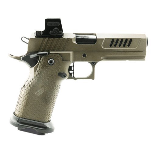 FIERCE FIREARMS Grizz Commander 9mm 4.25" 19rd - Green & Black