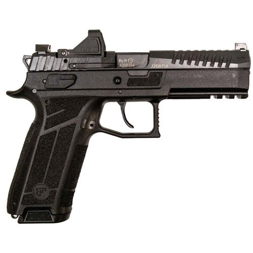 CZ USA P-09 F Nocturne 9mm 4.53" 19rd w/ RFX-11 Green Dot - Black