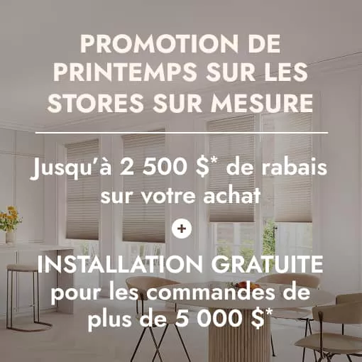Stores et toiles sur mesure