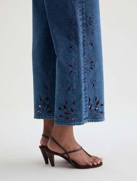 Saige Wide Leg Crop Jean