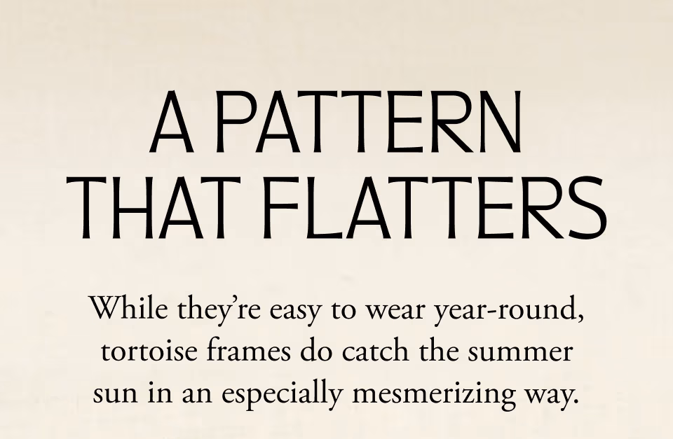 A pattern that flatters