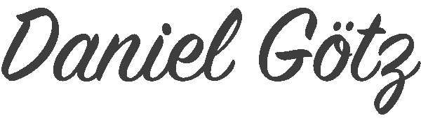 Daniel Götz Unterschrift