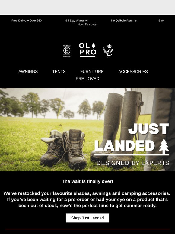 Look what's just pitched up! 👀