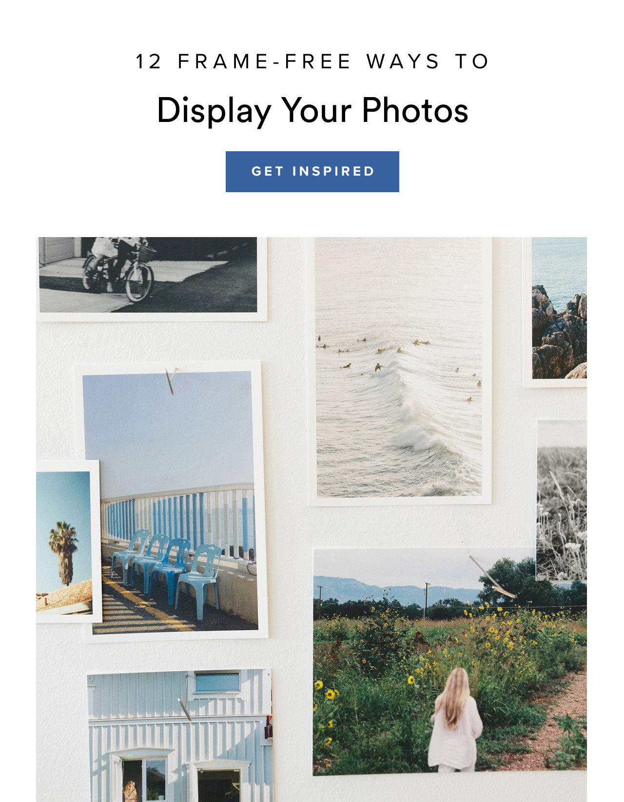 12 frame free ways to display your photos
