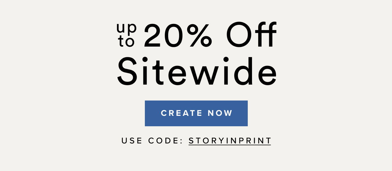 20% off prints and frames
