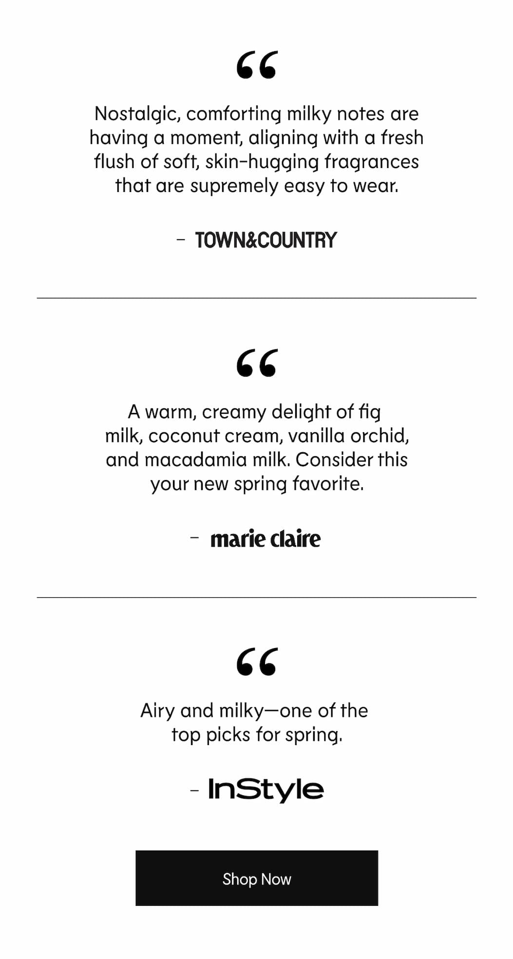 TOWN & COUNTRY | marie claire | InStyle