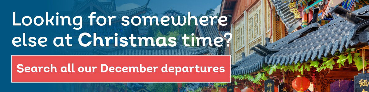 December departures banner