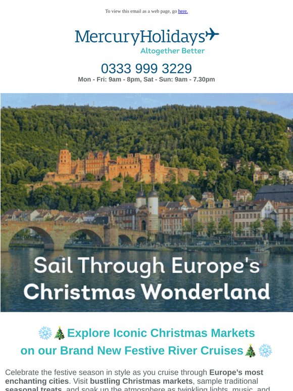 Introducing our Brand New Festive River Cruises 🛳️ 🎄