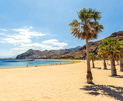 Beautiful scene in the Canary Islands.
