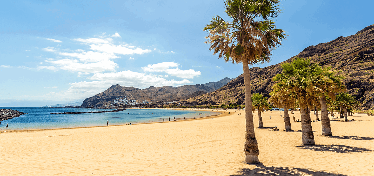 Beautiful scene in the Canary Islands.