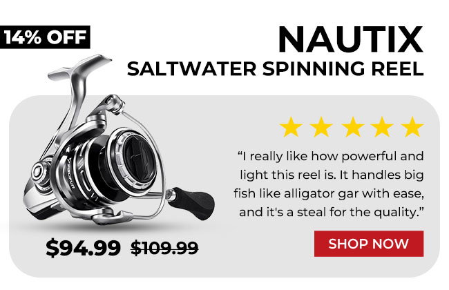 NautiX Saltwater Spinning Reel