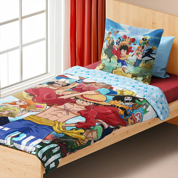 One Piece - Ruffy & Crew Wende-Bettwäsche