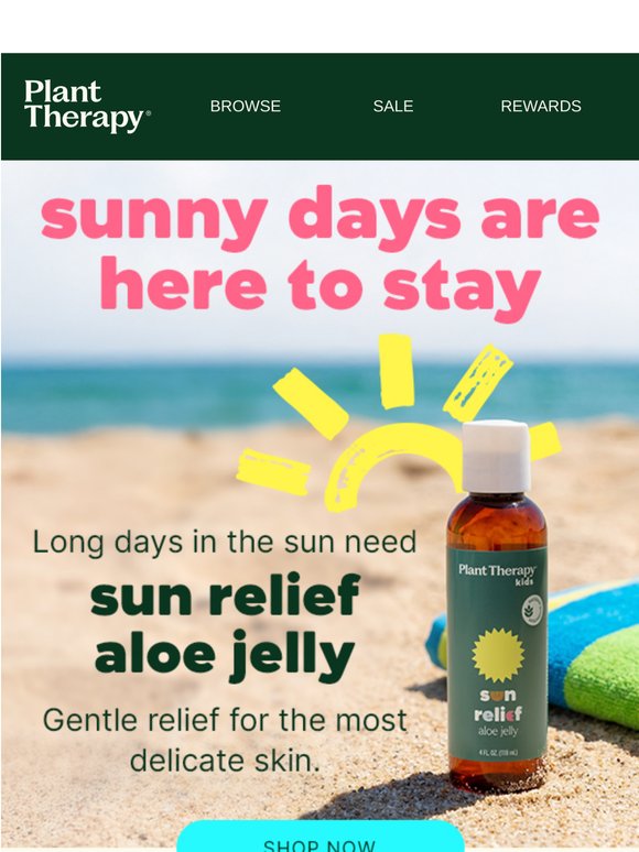 All-Natural Sun Burn Relief for Delicate Skin ☀️
