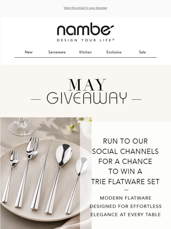 🍴Trié Flatware Giveaway